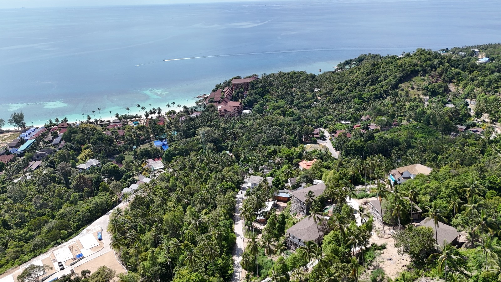 Aerial view of Haad Yao, Koh Phangan